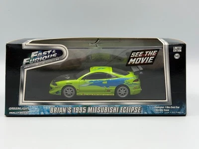 Greenlight Hollywood Fast & Furious Brian's 1995 Mitsubishi Eclipse, 1:43, NIB - Image 1 of 4