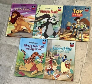 Vintage Lot Of 5 Disney Books 1996 - Picture 1 of 1