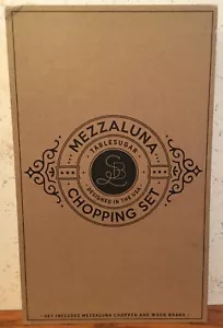 Mezzaluna 2pc Chopping Set #F3793 Unused - Open Worn Box - FREE SHIPPING - Picture 1 of 7