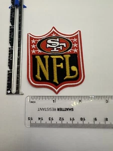 San Francisco 49ers NFL FOOTBALL 2” X 3”Embroidered Iron On Patch - Foto 1 di 4