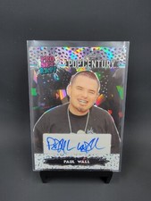 PAUL WALL 2023 Leaf Pop Century Raps ✏️ Auto 🥈 Silver Crystal /15 Autograph 