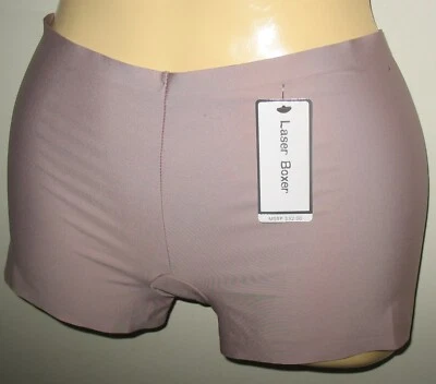 CUECA BOXER LASER - NOVA - MÉDIA - TAUPE - POLIÉSTER STRETCH - 9,5" LATERAIS - Imagem 1 de 3