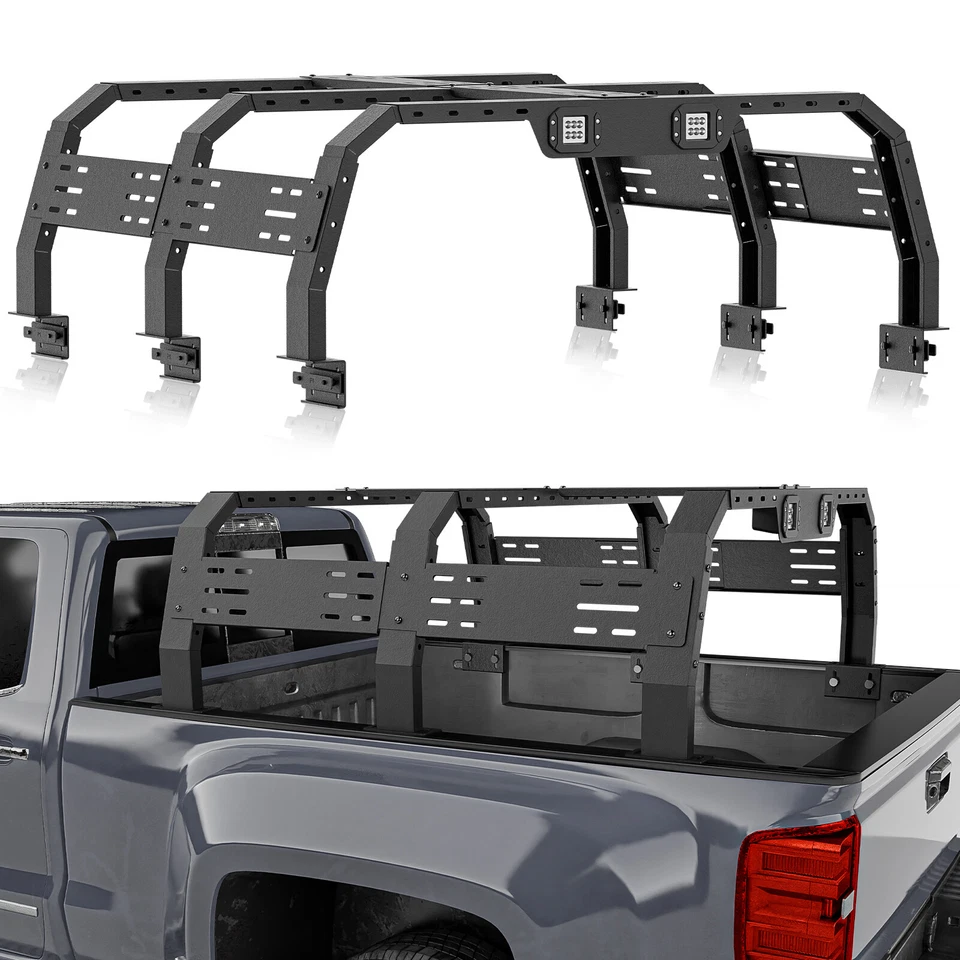 1000LBS Full-Size Overland Bed Racks For F-150/Tundra/Frontier/Titan/Tacoma - Image 1 of 4