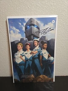 Aaron Bartling Firmado Mech Cadets #1 NYCC Whatnot Exclusivo Variante VIRGEN con Certificado de Autenticidad - Imagen 1 de 2