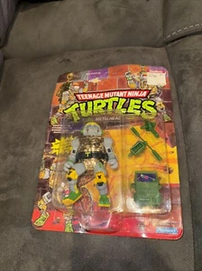 Playmates 1989 TMNT Teenage Mutant Ninja Turtles Metalhead Unpunched New - Picture 1 of 12