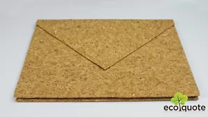 Stilvoller Kork Ordner Umschlag für Dokumente, Macbook & schmale Laptops umweltfreundlich - Bild 1 von 16