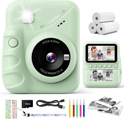 Sofortbildkamera Kinder 3,0 Zoll Bildschirm 48MP Kinderkamera mit 32 GB-Karte - Bild 1 von 4