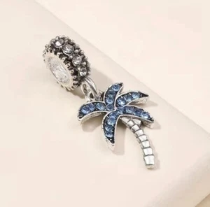 Palme Anhänger Charm Silber Cz - Bild 1 von 6