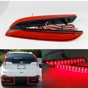 2x Rote LED Stoßstange Reflektor Rück Bremsleuchten für 2012-2014 Honda CR-V CRV - Bild 1 von 17