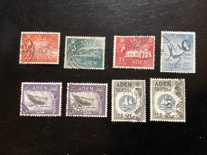 ADEN 1964 QEII Definitives High CV watermark 12 Block CA lot fu (B150) - Picture 1 of 2
