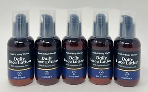 5 BATH & BODY WORKS DAILY FACE LOTION HYALURONIC ACID 3.4 OZ MOISTURIZER FOR MEN - Picture 1 of 5