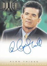 THE OUTER LIMITS:SEX,CYBORGS & SCIENCE FICTION - A7 ALAN THICKE AUTOGRAPH CARD