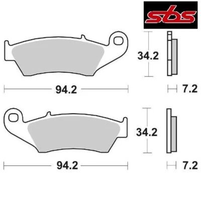 GAS GAS FSR EC 515 2008-2009 FRONT BRAKE PADS - Image 1 of 4