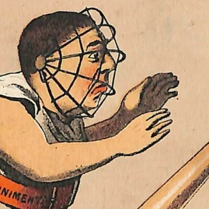 Seltene viktorianische Baseball-Sammelkarte enge Affäre Hoxie Juwelier Northampton, MA - Bild 1 von 3