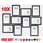 Pack Of 10-20 6x4 Inch Certificate Frames Photo Picture Frame Black Or Silver 