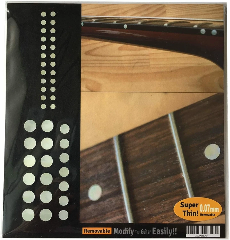 Fretboard Markers Inlay Sticker Decals for Guitar and Bass - Custom Dots