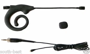 Black Detachable Cable Professional Loop Face Headset Microphone For Sennheiser  - Picture 1 of 1