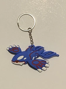 Pokemon Kyogre Blue PVC Double Sided 3D Keyring Keychain Anime Gift Bag Charm UK - Picture 1 of 1