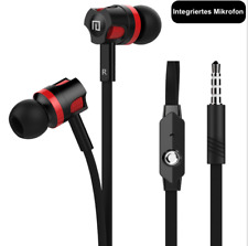 In-Ear Kopfhörer mit Mikrofon Ohrstöpsel Headset Huawei Samsung HTC Bass Klang