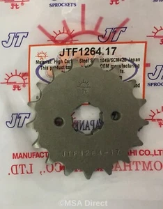 Pignon avant en acier dent JT 17 pour Honda CBR125R (2004 à 2017) - Photo 1 sur 2