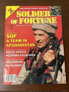 SOLDIER OF FORTUNE MAGAZINE SEPTEMBER 1988 SOF A-TEAM IN AFGHANISTAN - Picture 1 of 14