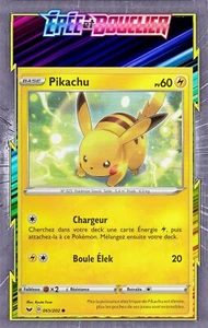 Pikachu - EB01:Épée et Bouclier - 065/202 - Carte Pokemon Neuve Française - Picture 1 of 1