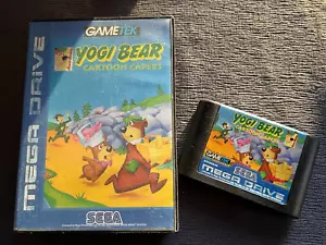 SEGA Megadrive Yogi Bear Cartoon Capers en boîte sans notice en bon état! - Photo 1/4