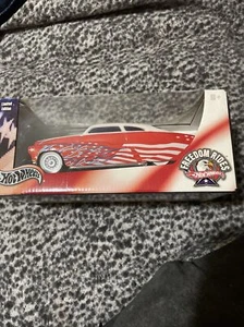 Hot Wheels '49 MERC Red White & Blue w/FLAMES '49 Mercury FREEDOM RIDES 1:24 - Picture 1 of 4