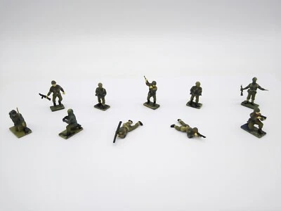 Airfix British Soldiers Painted - OO - Good/Fair Condition (see description) - Image 1 of 4