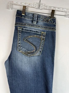 Jeans donna argento FRANCES 18" dritto M.Wash taglia 32x33 TAGLIO STIVALE - Foto 1 di 21