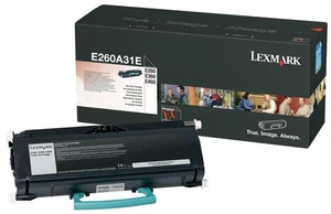 Tóner original Lexmark negro 3.500 páginas (E260A31E) para E260/d/dn, - Imagen 1 de 1