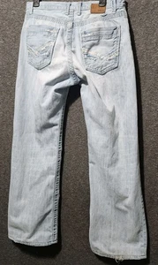 Bke Tyler Jeans Mens Size 32x 32R Straight Leg Light Wash Casual Comfort Work... - Picture 1 of 12