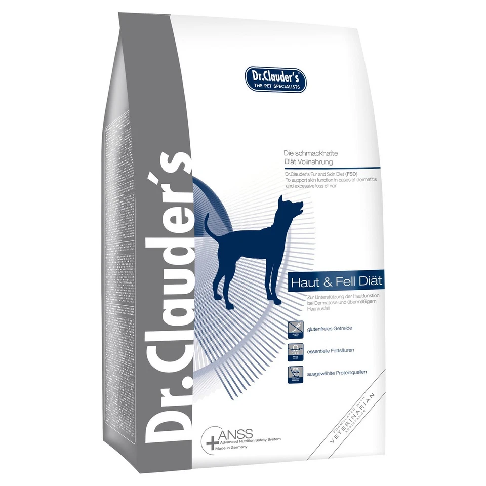 Dr. Clauders Diät FSD Haut- & Felldiät 4 kg, Hundefutter, UVP 34,99 EUR, NEU - Bild 1 von 1