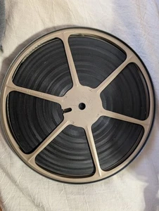 1951-54 LARGE VINTAGE 8mm 400 Ft METAL FILM REEL COMPCO CASE & Box Home Movie - Picture 1 of 13