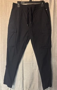 Kenneth Cole The Tech Jogger Cargo Tapered Lightweight Stretch Black Men’s - Picture 1 of 5
