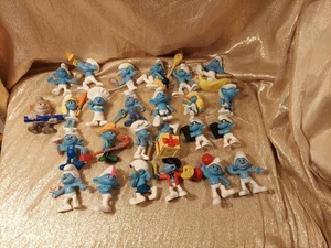Smurfs Figures Lot of 25 McDonalds Happy Meal Toys 2011 And 2013 Movie Promos - Picture 1 of 19