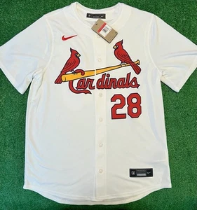 Camiseta deportiva de béisbol blanca para hombre St Louis Cardinals Nolan Arenado #28 Nike nueva con etiquetas - Imagen 1 de 7
