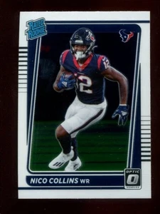 2021 Panini Donruss Optic #230  Rated Rookie - Nico Collins 🏈 RC - Picture 1 of 3