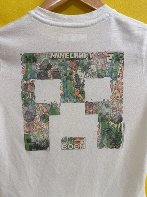 Camisa manga corta gráfica Abercrombie Kids 7/8 Create Explore Survive Mindcraft Foto 1 de 2