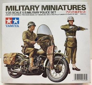 Kit Modelo Tamiya 1/35 Ejército de Estados Unidos Policía Militar Conjunto Harley Davidson Motocicleta Segunda Guerra Mundial - Imagen 1 de 12