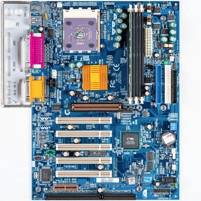 Материнская плата Gigabyte GA-7ZX Socket A ATX AGP ISA Athlon Thunderbird ретро игровая - Изображение 1 из 4