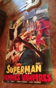 El Santo Superman Contre Les Femmes Vampires Horror Monsters Lorena Velasquez - Picture 1 of 18