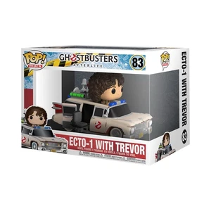 Funko Pop! Ride Movies: Ghostbusters Afterlife Ecto 1 with Trevor Vinyl New - Picture 1 of 2