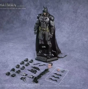 LPZZ DC Batman Arkham Knight V8.04 Batman 1/12 Copmlete Action Figure In Stock - Picture 1 of 13