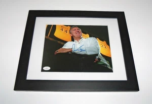 Los Angeles Lakers JERRY WEST Signed Autographed FRAMED 8x10 Photo JSA! NBA LOGO - Picture 1 of 3