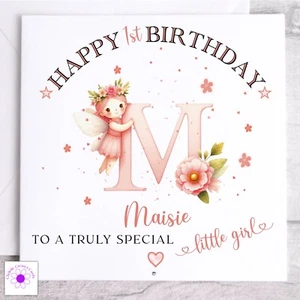 Personalised Birthday Card Daughter Granddaughter Niece Girl 1st 2nd 3rd 4th 5th - Picture 1 of 16