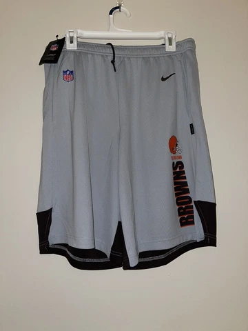 CLEVELAND BROWNS Nike On Field sideline athletic SHORTS men's Large Cover