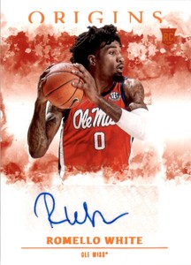 2021-22 Chronicles Draft Picks Origins Rookie Autograph Orange #12 Romello White