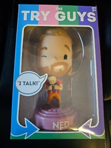THE TRY GUYS Collect-A-Boys Limited Edition Talking Figure NED FULMER BRAND NEW - Picture 1 of 6