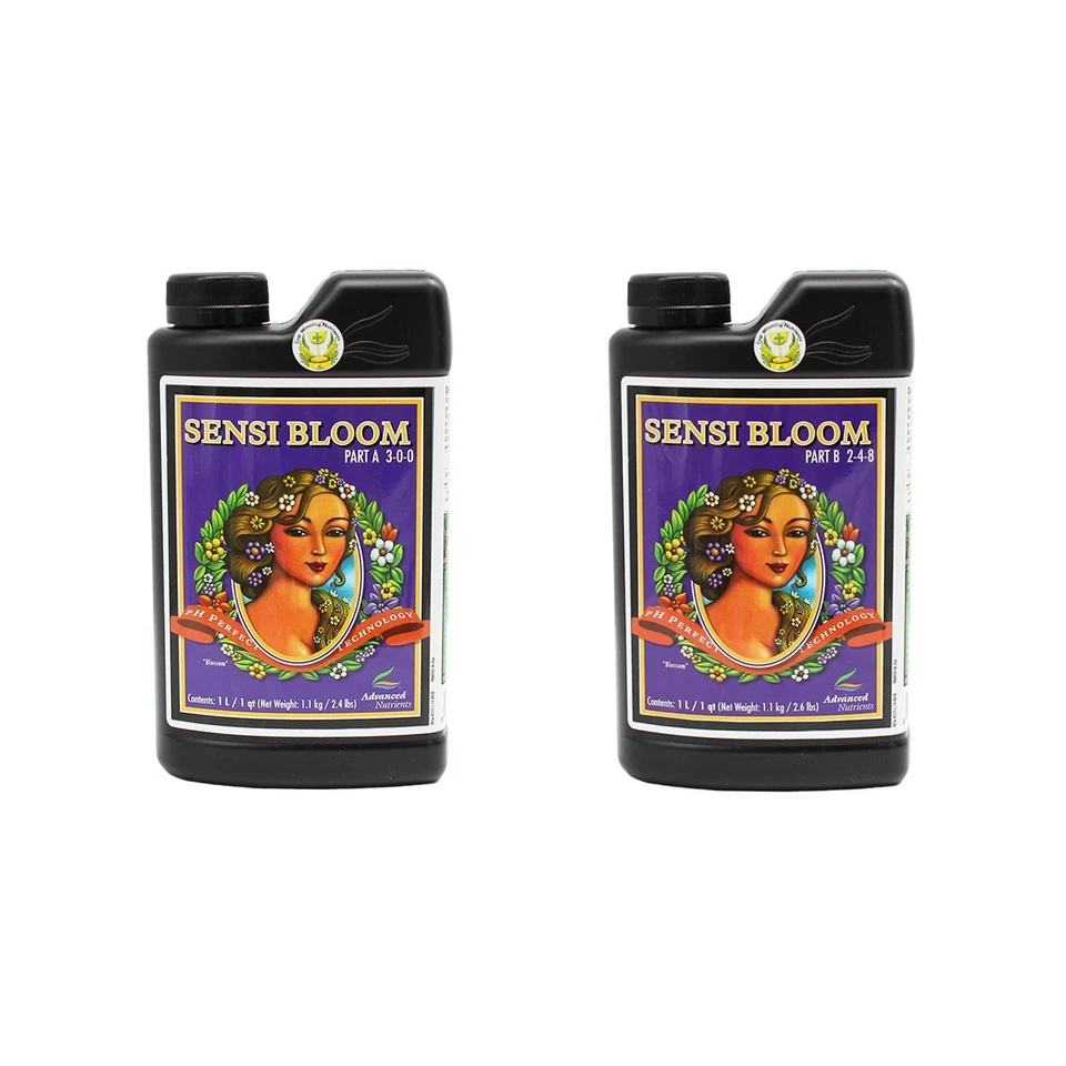 Advanced Nutrients Ph Sensi Bloom Part a B Soil Amendments 1l Hydroponic